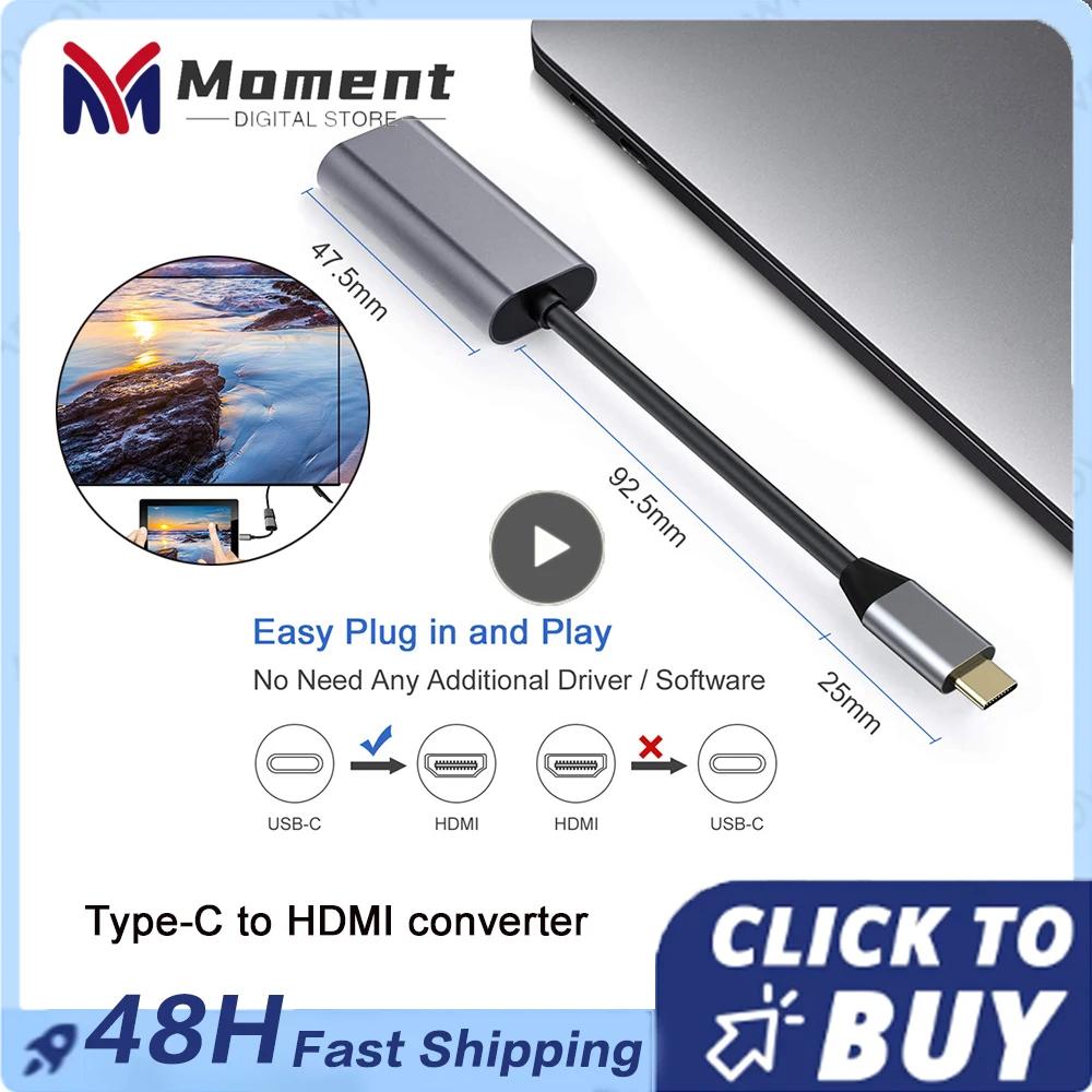 C ŸԿ HDMI ȣȯ ̺, PC ƮϿ, USB C ŸԿ HD-MI ȯ, TV ÷ , HD 4K, USB 30Hz ȯ 